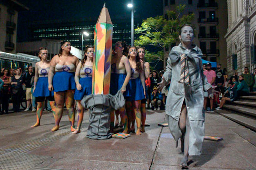 OUR VOICE POR UNA EDUCACIÓN NO SEXISTA, EN MOVIDA UNIVERSITARIA DE MONTEVIDEO