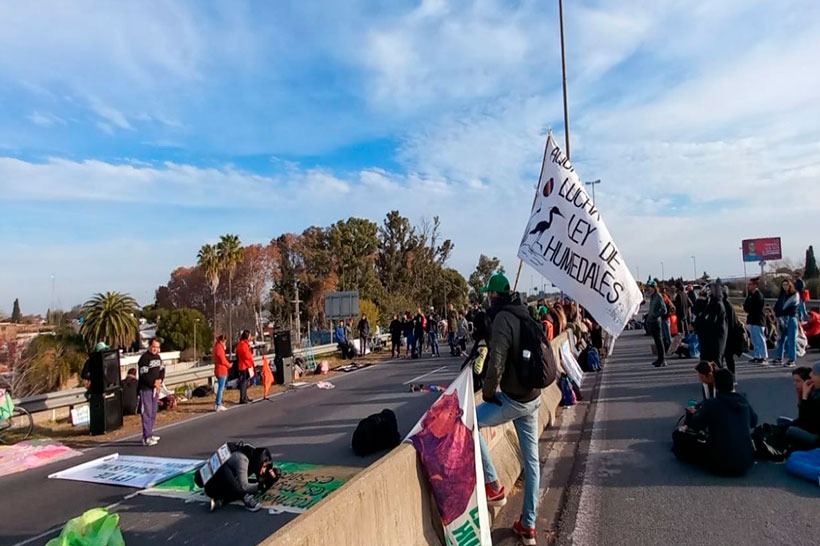 ORGANIZACIONES AMBIENTALISTAS ROSARINAS PIDEN UN ALTO A LA QUEMA DE HUMEDALES